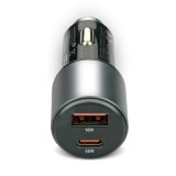 Caricabatterie auto everActive CC-60Q USB QC3.0 + USB-C PD 83W
