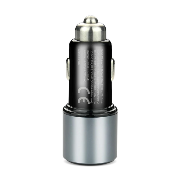 Caricabatterie auto everActive CC-60Q USB QC3.0 + USB-C PD 83W