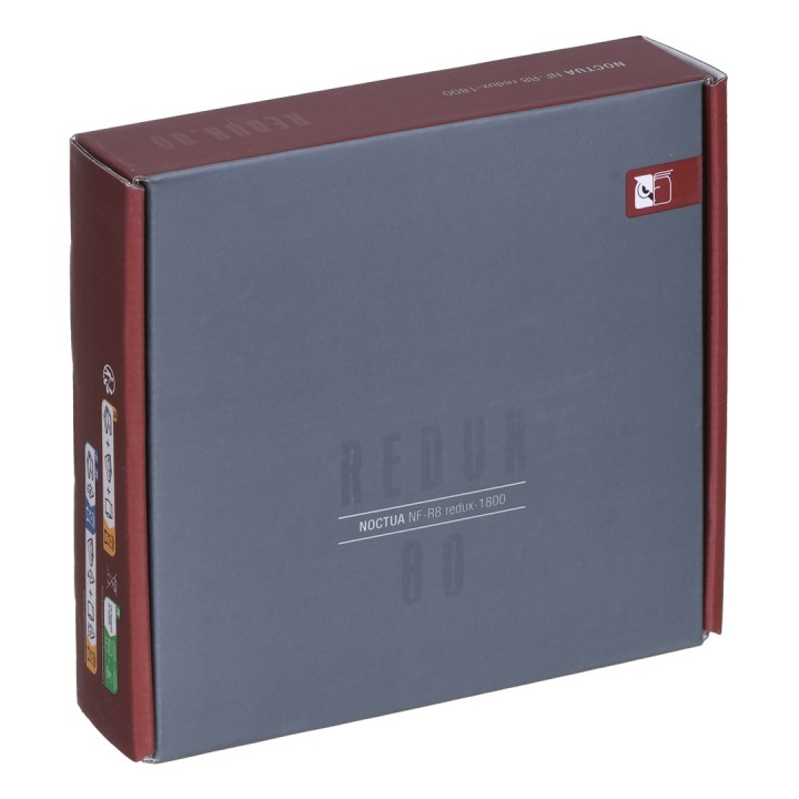 Noctua NF-R8 redux-1800 Ventola case per PC 8 cm Nero Grigio