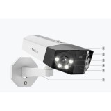 Reolink DUO Telecamera di sicurezza P757 16MP IP doppio obiettivo bianca