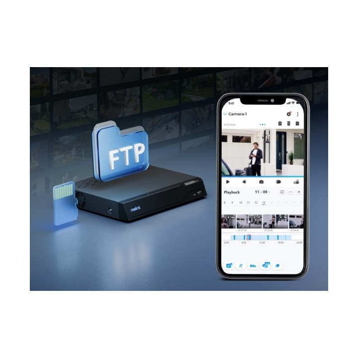Reolink DUO Telecamera di sicurezza P757 16MP IP doppio obiettivo bianca