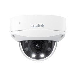 Reolink P437 - 4K Telecamera Esterna IK10 Vandal-Proof PoE 5X Zoom Ottico Visione Notturna a Colori Rilevamento Intelligente