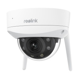 Reolink W437 - 4K Wi-Fi 6 Telecamera di Sicurezza IK10 Vandal-Proof 5X Zoom Ottico 2.4/5 GHz Wi-Fi Visione Notturna a Colori
