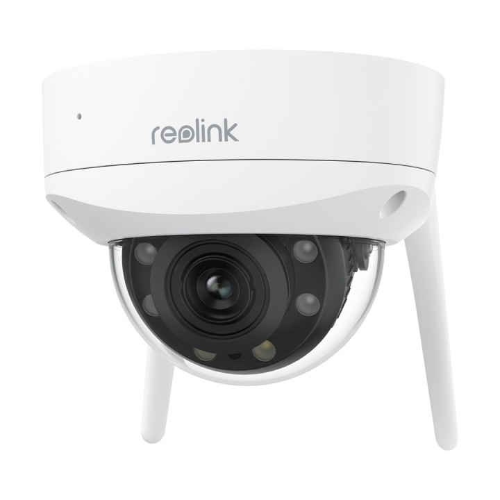 Reolink W437 - 4K Wi-Fi 6 Telecamera di Sicurezza IK10 Vandal-Proof 5X Zoom Ottico 2.4/5 GHz Wi-Fi Visione Notturna a Colori