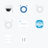 Reolink W437 - 4K Wi-Fi 6 Telecamera di Sicurezza IK10 Vandal-Proof 5X Zoom Ottico 2.4/5 GHz Wi-Fi Visione Notturna a Colori