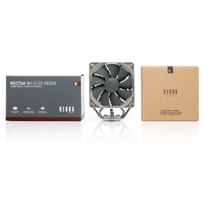 Noctua NH-U12S redux Dissipatore per processore 12 cm grigio acciaio inossidabile