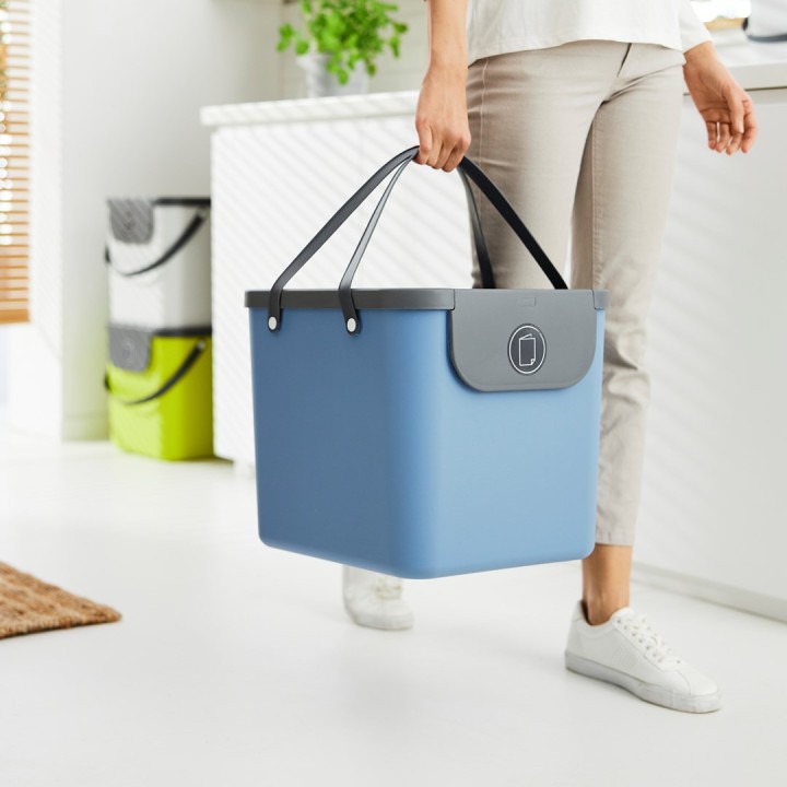 ROTHO Albula Horizon Blue - contenitore per la raccolta differenziata - 40l