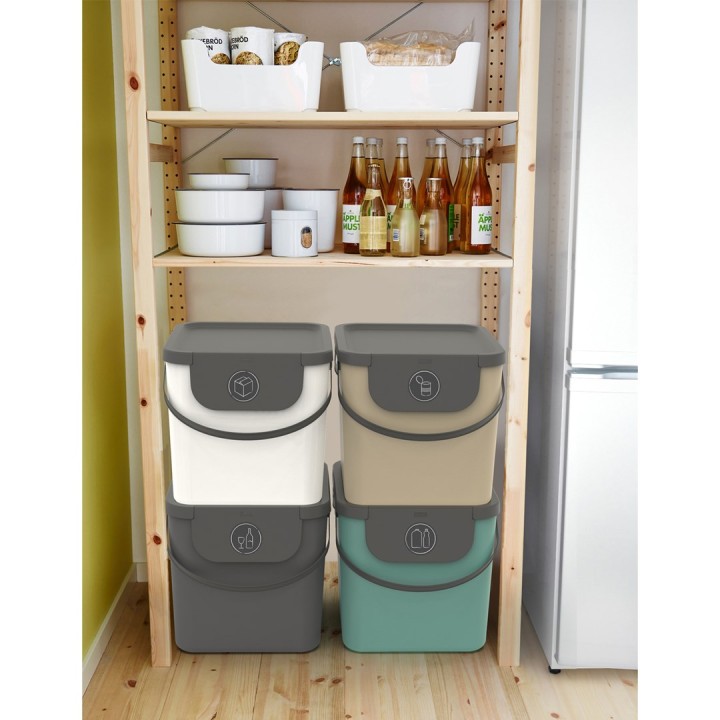 ROTHO Albula Horizon Blue - contenitore per la raccolta differenziata - 40l