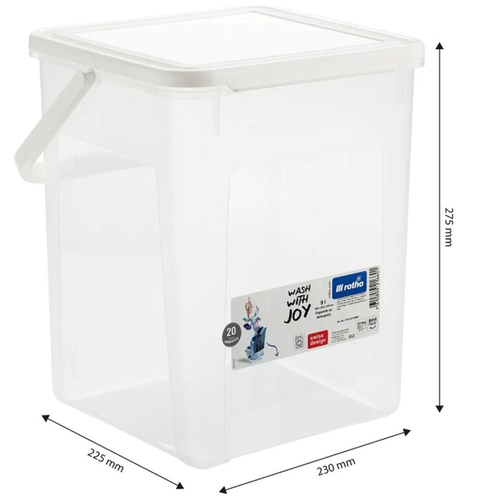 ROTHO Basic - contenitore per detersivo - 9l