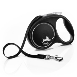 Flexi Black Design M 5 m guinzaglio retrattile per cani