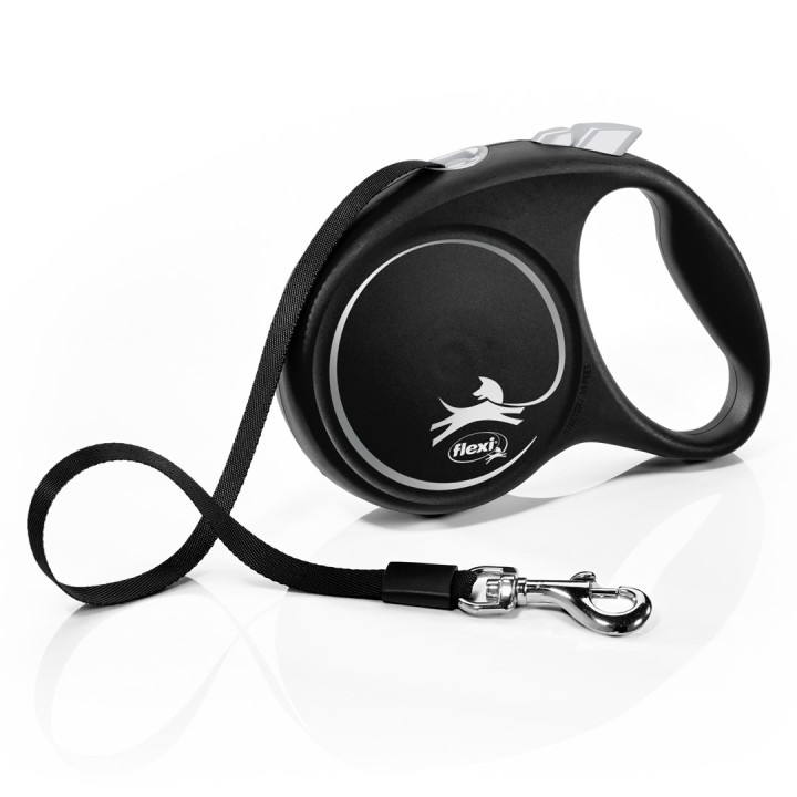 Flexi Black Design M 5 m guinzaglio retrattile per cani