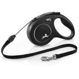 Flexi Guinzaglio retrattile per cani New CLASSIC 5 m nero