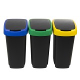 ROTHO Twist - contenitore rifiuti - 3 x 25l