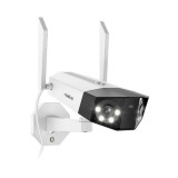 Reolink Duo Series W730 - 4K Telecamera WiFi esterna a doppio obiettivo Visuale panoramica 180° Rilevamento persone/veicoli/anim