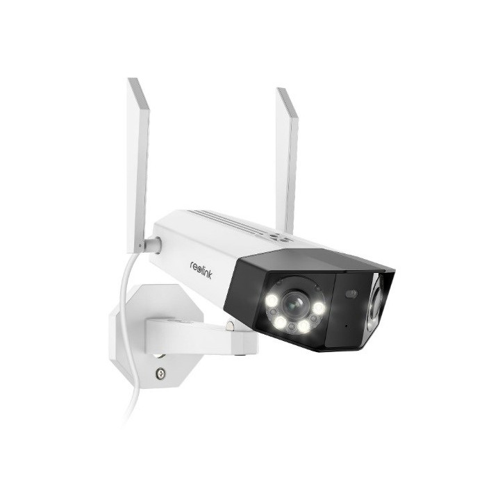 Reolink Duo Series W730 - 4K Telecamera WiFi esterna a doppio obiettivo Visuale panoramica 180° Rilevamento persone/veicoli/anim