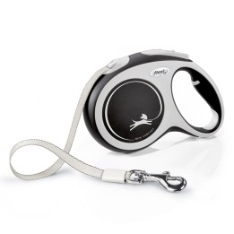 Flexi New COMFORT 8 m nero grigio guinzaglio retrattile per cani