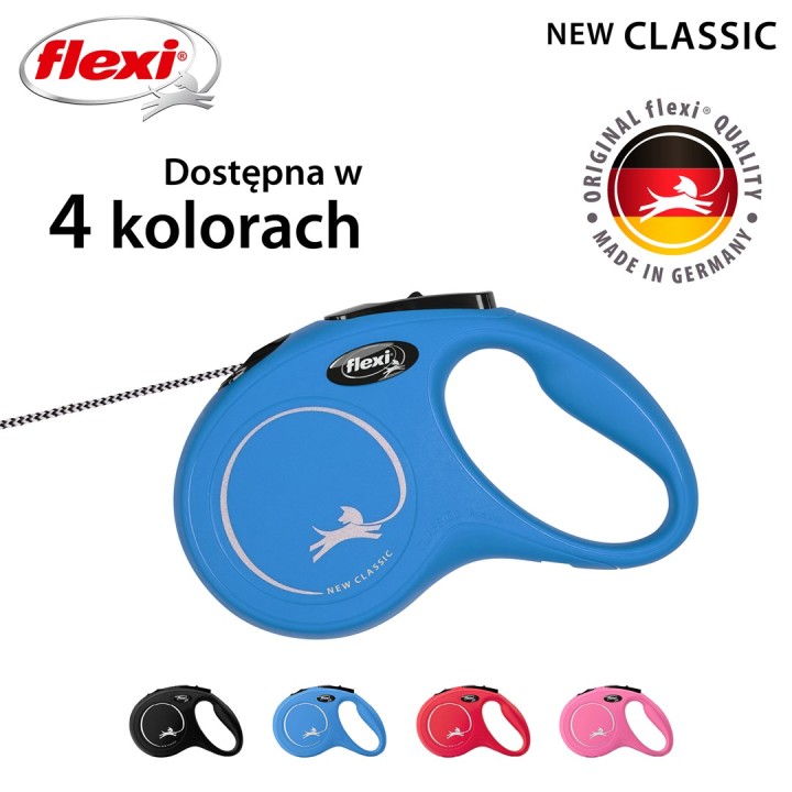 Flexi Guinzaglio retrattile per cani New Classic 5 m