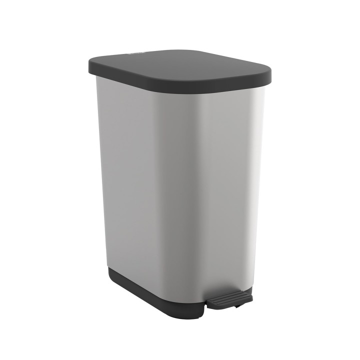 ROTHO Ribo Silver - bidone a pedale – 35l