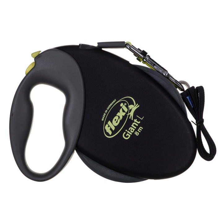 TRIXIE NEON GIANT L 8 m Guinzaglio retrattile per cani nero giallo