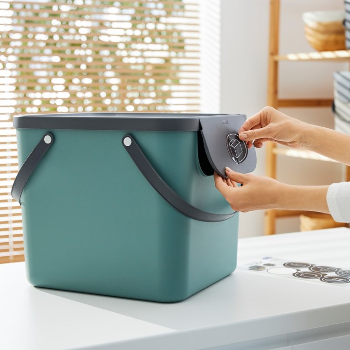 ROTHO Albula Green - contenitore per la raccolta differenziata - 40l