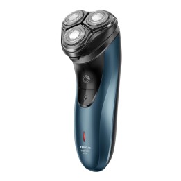 Taurus 3 Side Shave IPX7 Rasoio rotante Trimmer Nero Blu