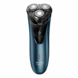 Taurus 3 Side Shave IPX7 Rasoio rotante Trimmer Nero Blu