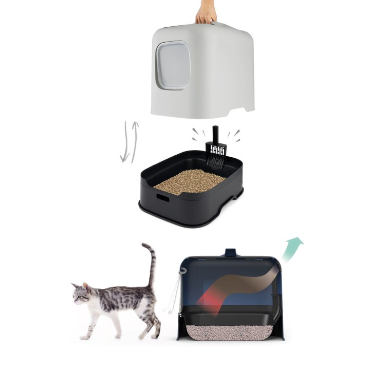 ROTHO Biala antracite - lettiera gatto
