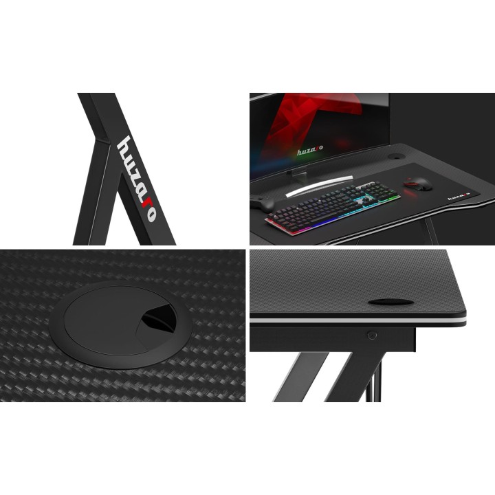Scrivania gaming - Huzaro Hero 1.4 nero
