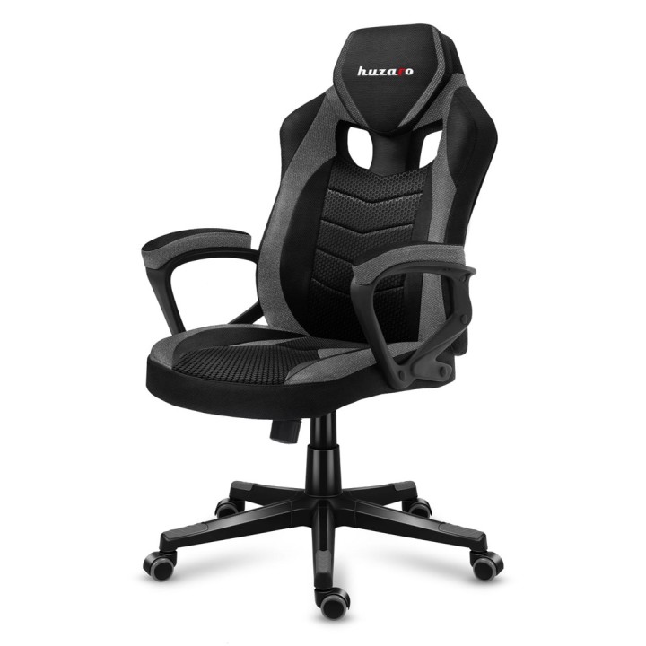 Huzaro FORCE 2.5 Poltrona gaming grigia MESH Seduta in rete Nero Grigio