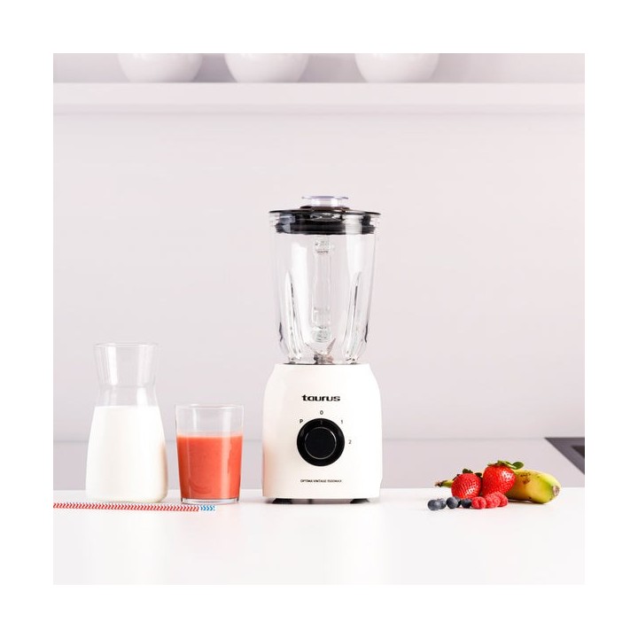 Taurus Optima Vintage 1500 Max 1.8 L Frullatore da tavolo 1500 W Crema
