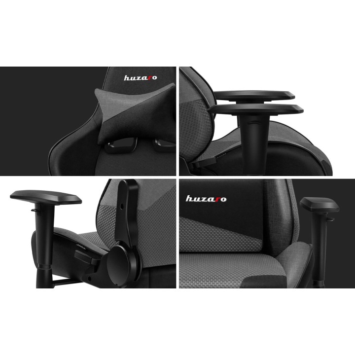 Huzaro Force 6.2 Sedia gaming grigia in mesh