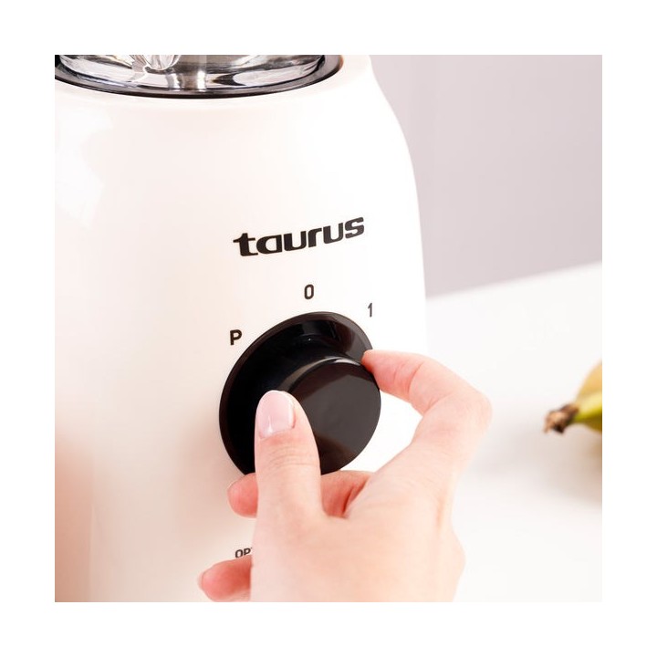 Taurus Optima Vintage 1500 Max 1.8 L Frullatore da tavolo 1500 W Crema