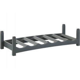 ROTHO Vario Wine Rack Anthracite - supporto per 6 bottiglie