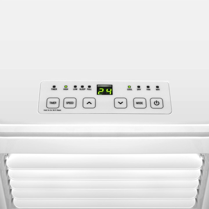 TEESA 2.5 kW Condizionatore d'aria portatile con Wi-Fi e Tuya bianco