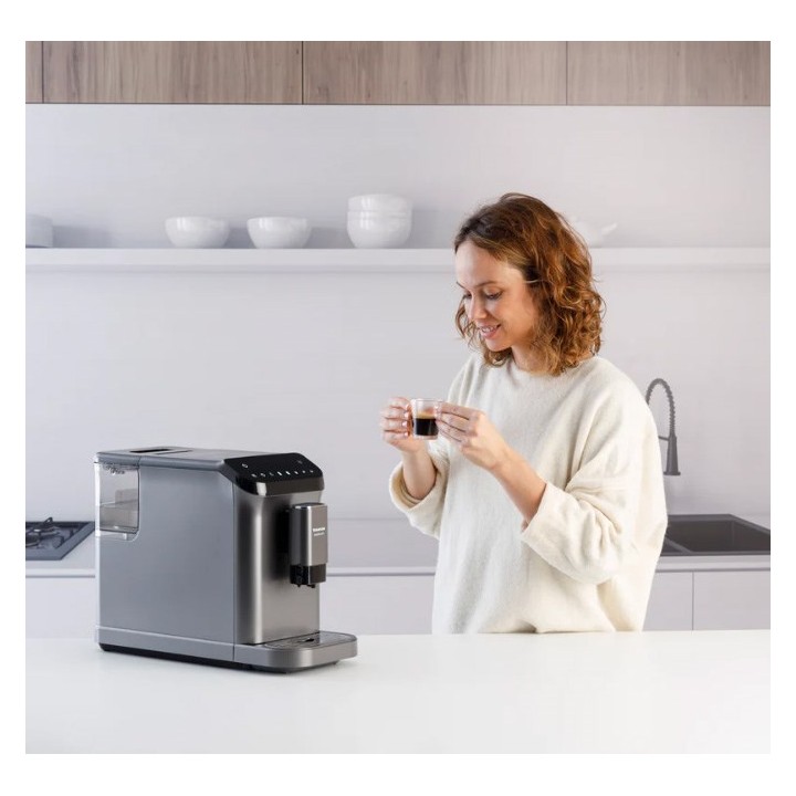 Taurus Accento Latte Macchina per espresso 20 bar Bianco Caffè