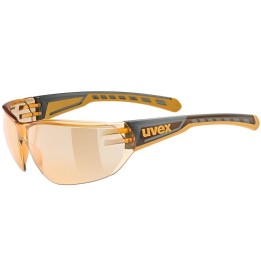 UVEX Equate occhiali ciclismo fumo/arancione