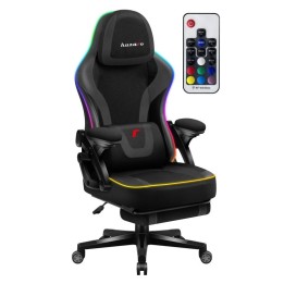 Sedia gaming mesh RGB nero