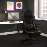 Sedia gaming mesh RGB nero