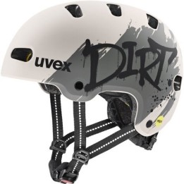UVEX Casco ciclismo bambino Kid 4 Style MIPS grigio caldo