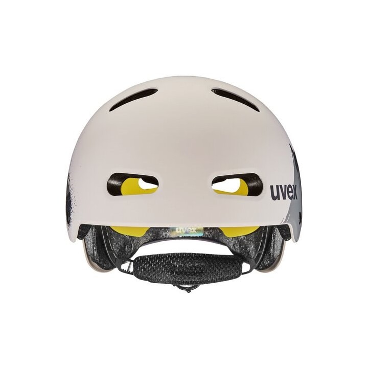 UVEX Casco ciclismo bambino Kid 4 Style MIPS grigio caldo