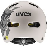 UVEX Casco ciclismo bambino Kid 4 Style MIPS grigio caldo