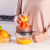 Taurus CITRUS COMPACT Spremiagrumi manuale 30 W Nero Arancione Trasparente
