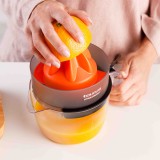Taurus CITRUS COMPACT Spremiagrumi manuale 30 W Nero Arancione Trasparente