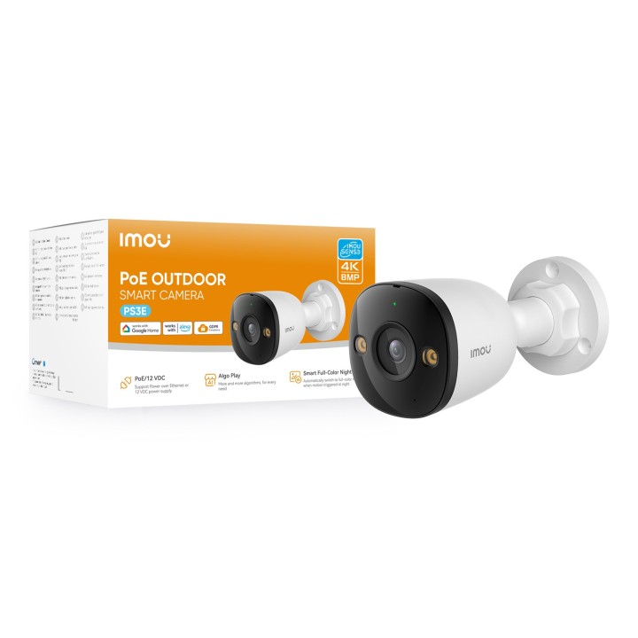 Imou PS3E Bullet IP telecamera di sicurezza Interno & esterno 3840 x 2160 pixel Soffitto/parete