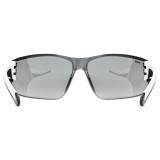 UVEX Equate occhiali ciclismo bianco opaco/specchiato argento