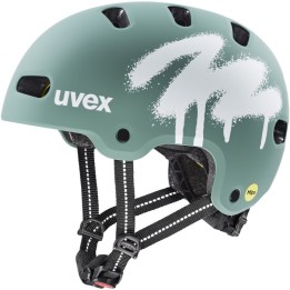 UVEX Casco ciclismo bambino Kid 4 Style MIPS verde