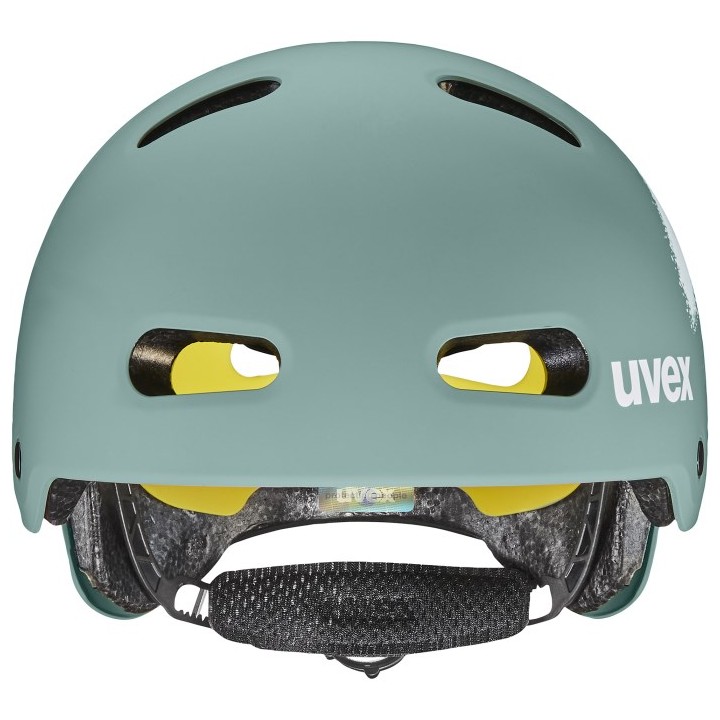 UVEX Casco ciclismo bambino Kid 4 Style MIPS verde