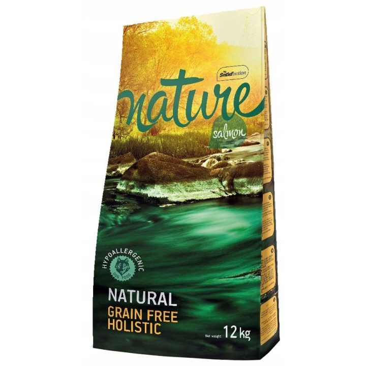 NATURE Grain Free Holistic Salmone - cibo secco per cani - 12 kg