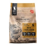 WIEJSKA ZAGRODA Gattini Tacchino con pollo - cibo secco per gatti - 400g