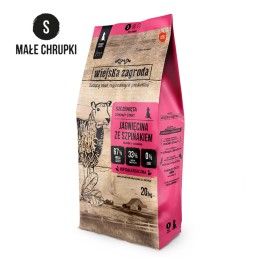 WIEJSKA ZAGRODA Agnello con spinaci – cibo secco per cuccioli – 20kg
